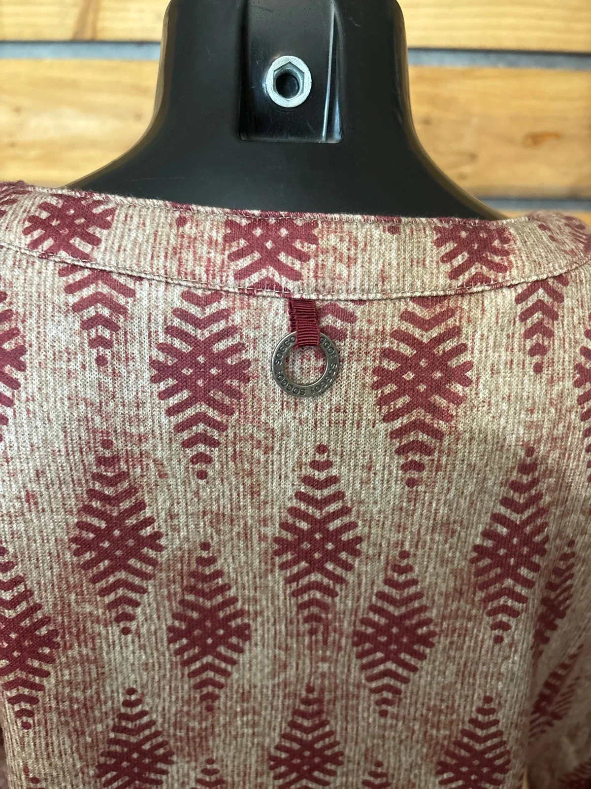 Vestido de manga comprida com estampa étnica Soggo – photo 5